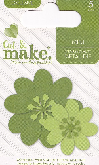 cut & make mini botanical dies 2 flowers