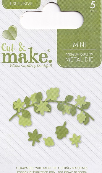 cut & make mini botanical dies branch & leaves