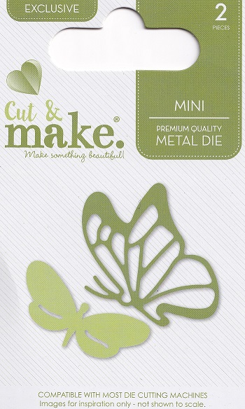 cut & make mini botanical dies butterflies