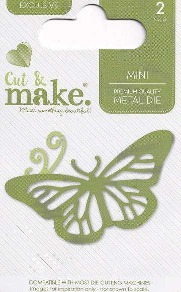 cut & make mini botanical dies butterfly