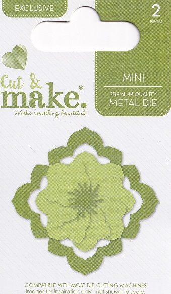 cut & make mini botanical dies flower diamond