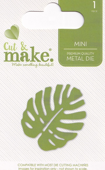 cut & make mini botanical dies palm leaf