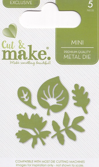 cut & make mini botanical dies peony