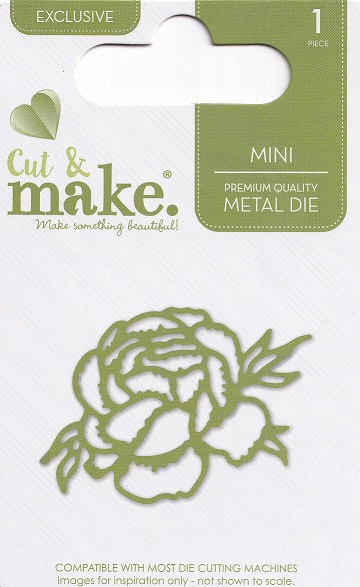 cut & make mini botanical dies rose 1