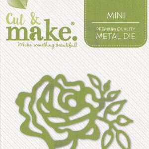 cut & make mini botanical dies rose