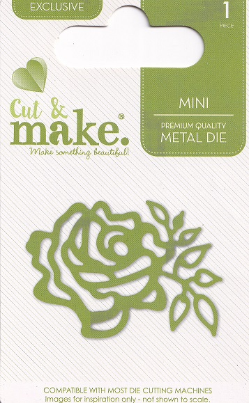 cut & make mini botanical dies rose