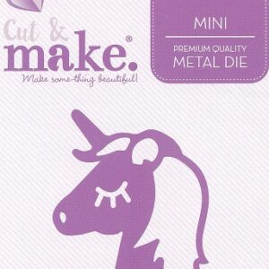 cut & make mini fantasy die cute unicorn head