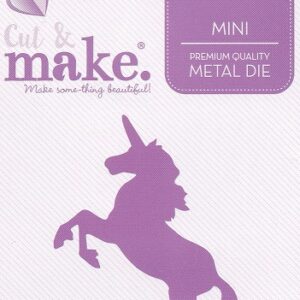 cut & make mini fantasy die unicorn