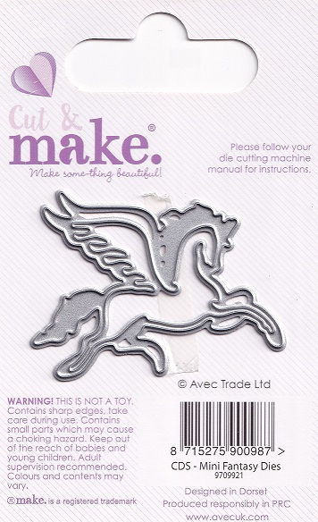 cut & make mini fantasy die pegasus
