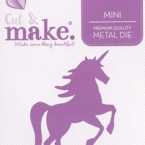 cut & make mini fantasy die unicorn 3