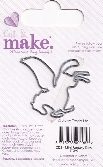 cut & make mini fantasy die pegasus 2