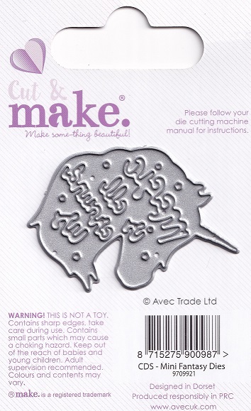 cut & make mini fantasy die unicorn magic is all around us