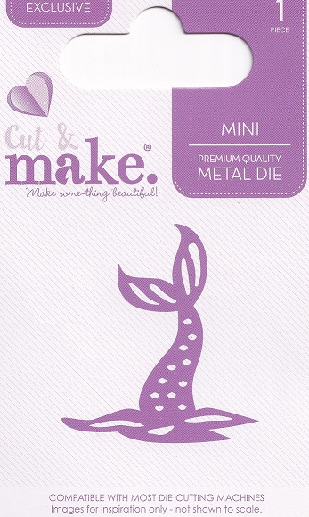 cut & make mini fantasy dies mermaids tail