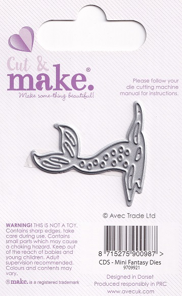 cut & make mini fantasy dies mermaids tail