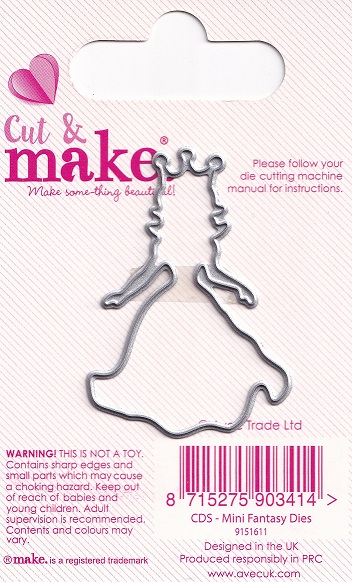 cut & make mini fantasy dies princess