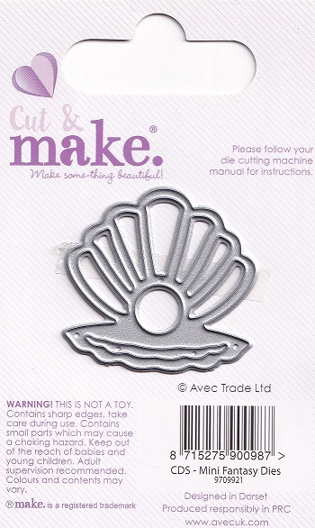 cut & make mini fantasy dies seashell