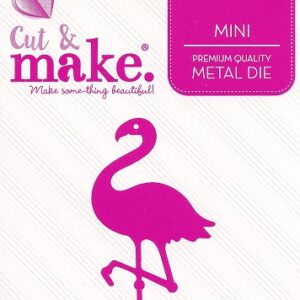 cut & make mini icon dies flamingo