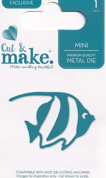 cut & make mini tropical dies angelfish