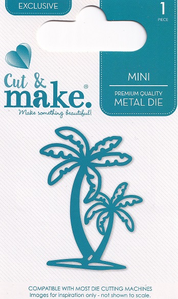 cut & make mini tropical dies palm tree