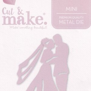 cut & make mini wedding dies bride & groom