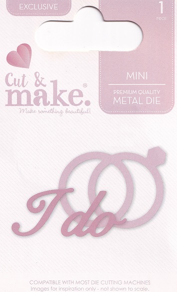 cut & make mini wedding dies i do