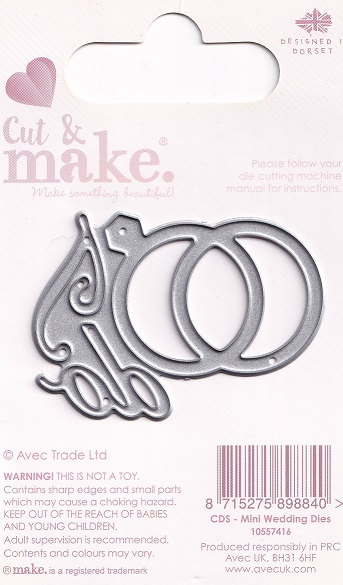 cut & make mini wedding dies i do