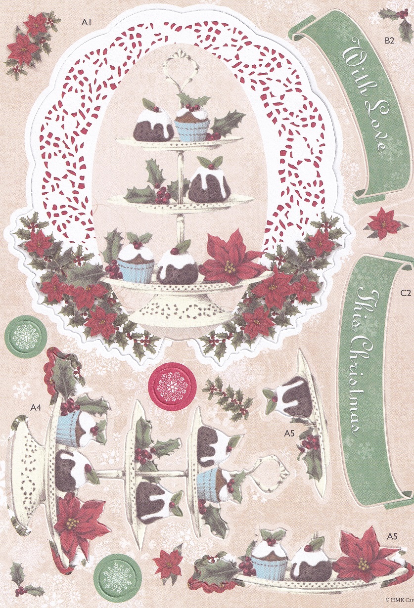 docrafts bellisima a5 decoupage card kit