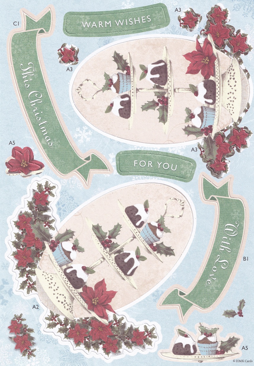 docrafts bellisima a5 decoupage card kit