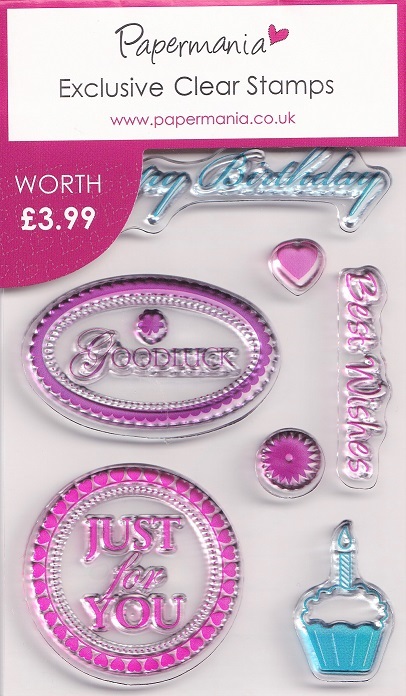 docrafts papermania exclusive clear stamps