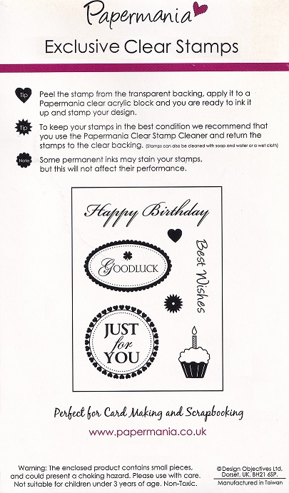docrafts papermania exclusive clear stamps