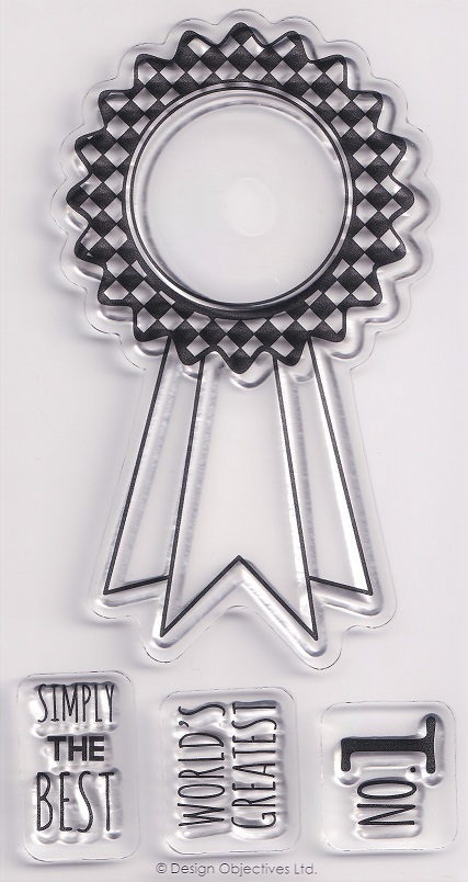 docrafts mr mister mini clear stamps rosette
