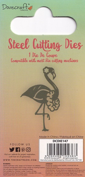dovecraft flamingo steel cutting die