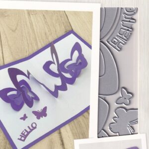 gemini elements spiral pop out butterfly die