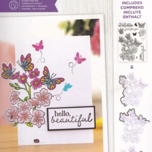 gemini hello beautiful stamp & die set