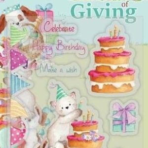 craft consortium the gift of giving make a wish clear stamps