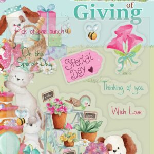 craft consortium the gift of giving pick of the bunch clear stamps