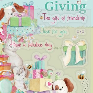 craft consortium the gift of giving the gift clear stamps