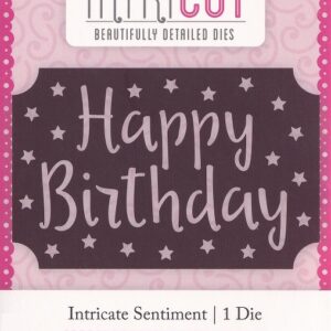 hobbycraft intricut dies lg happy birthday