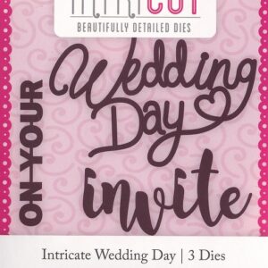 hobbycraft intricut intricate wedding day die