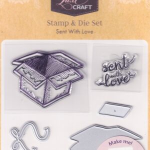 hobbycraft luxe craft stamp & die set sent with love