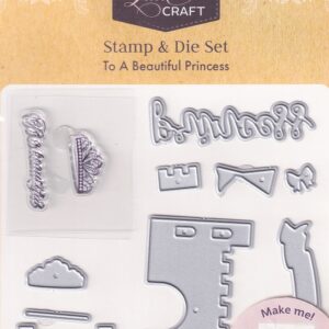 hobbycraft luxe craft stamp & die set to a beautiful princess