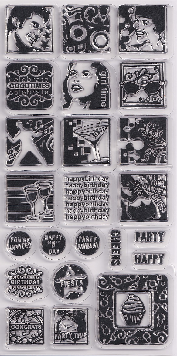 inkadinkado celebrations clear stamps