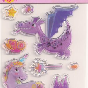 jojo's dreamland a6 clear stamps dragon