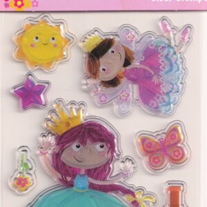 avec jojo's dreamland a6 clear stamps princess