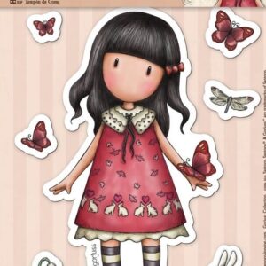 santoro gorjuss time to fly rubber stamps