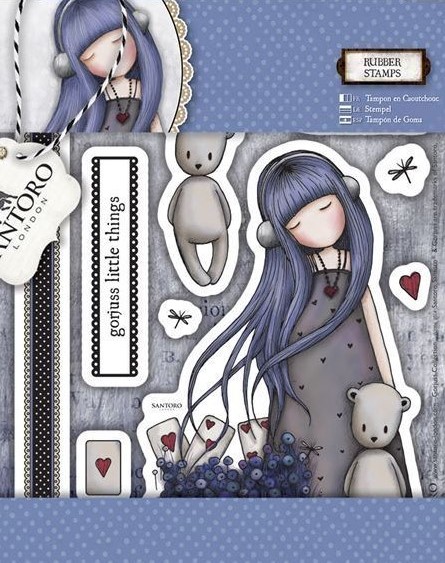 santoro rubber stamp dear alice