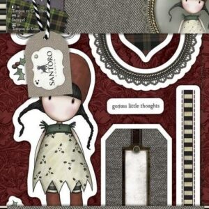 santoro rubber stamps holly