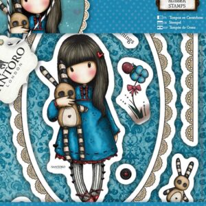 santoro rubber stamps hush little bunny