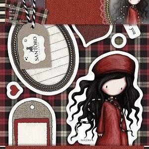 santoro rubber stamps the winters night