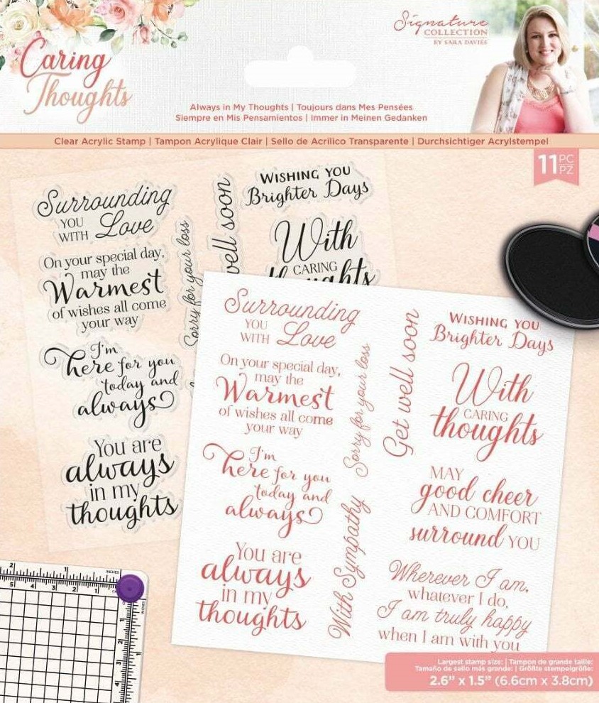 sarah davies signature collection always in my thoughts stamp set